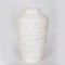 VASE, ΛΕΥΚΟ, 22.5x22.5x35.5cm 752-20278