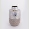 VASE, CERAMIC, GREY & SILVER, 12.5x12.5x19.5cm 752-20280