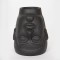 VASE, HEAD, BLACK, 27x25x31cm 752-20312