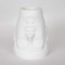 VASE, HEAD, WHITE,  21x19x25cm 752-20313