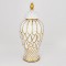 VASE, CERAMIC, BEIGE & GOLD, 16.5x16.5x36cm 752-20365