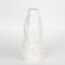 VASE, CERAMIC, FINGER SHAPE, WHITE, 11x11x24.5cm 752-20371