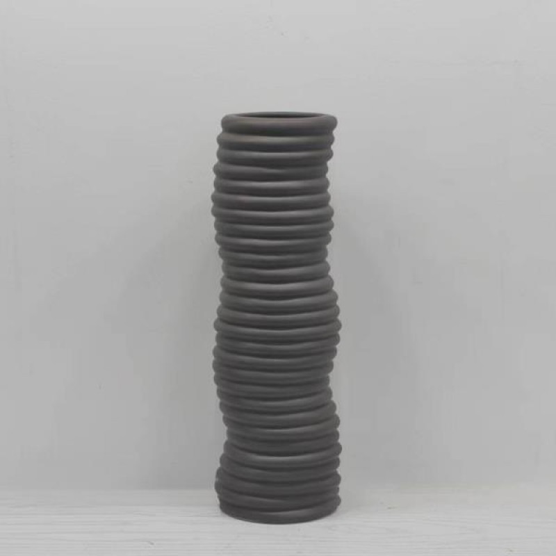 КЕРАМИЧНА ВАЗА СВЕТЛОСИВА 15.4X12.2X45.5CM