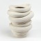 VASE, RESIN, IRREGULAR SHAPE, OFF WHITE,26.7x24.5x32.6cm 752-21061