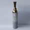 FLOOR VASE, METALLIC, GOLD-GREY-WHITE, 17x17x87cm 752-22072