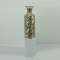 FLOOR VASE, METALLIC, GOLD-WHITE, 13,5x13,5x61cm 752-22076