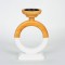 CANDLE HOLDER, WOODEN, BROWN, 18.5x11x27cm 752-23020