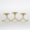 CANDLE HOLDER, METAL, GOLD, 3 POSITIONS, 31x8x11cm 752-24010