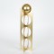 CANDLE HOLDER, METAL, GOLD,1 POSITION, 10.5X10.5X38CM 752-24015