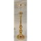 МЕТАЛЕН ПОДСТАВКА ЗА СВЕЩ, ЗЛАТИСТ, 15X59 СМ