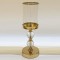 CANDLE HOLDER, METAL, GOLD, 12x34.5cm 752-24100