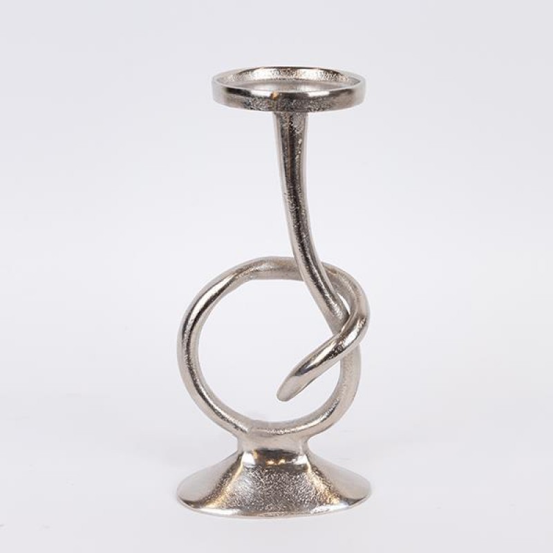 CANDLE HOLDER, METAL, GOLD, 13x8x30cm 752-24110