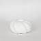 CANDLE HOLDER, CERAMIC,WHITE, 1 POSITION,15x15x7.5cm 752-25021