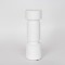 CANDLE HOLDER, CERAMIC, WHITE, 11x11x32cm 752-25026