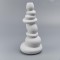 CANDLE HOLDER, CERAMIC, OFF WHITE, 11.6x11.6x22.8cm 752-25036