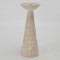 CANDLE HOLDER, CERAMIC, ECRU,  10.5x10.5x27.6cm 752-25037