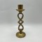 CANDLE HOLDER, POLYRESIN, GOLD, 8.5x8.5x25.50cm 752-26057