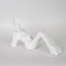 DECORATIVE STATUETTE, CERAMIC, WHITE, 37x12.5x19.5cm 752-27012