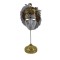 TABLE DECORATION, MASK, POLYRESIN, GREY & GOLD, 12.7x7.8x28.5cm 752-27172