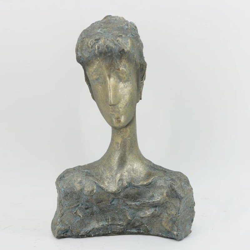 СКЪЛПТУРА ДЕКОРАЦИЯ ЗА МАСА, ЧОВЕК, СИВА