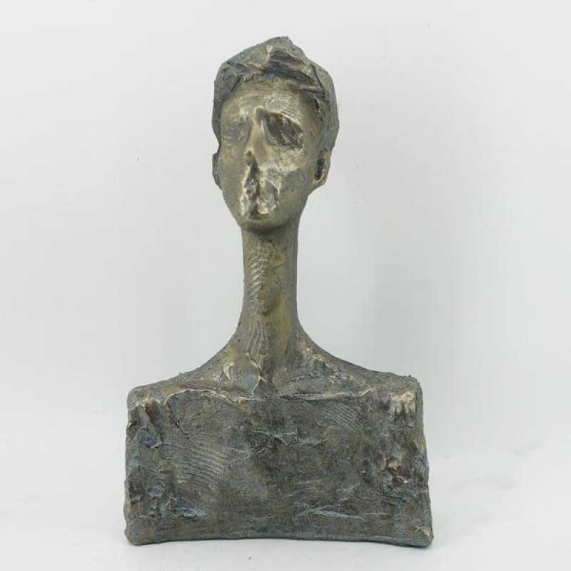 ДЕКОРАТИВНА СКУЛПТУРА ЧОВЕК, СИВА