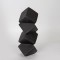 DECORATIVE, CERAMIC, CUBES, WHITE, 10x10x29cm 752-28511