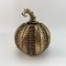 DECORATIVE, PUMPKIN, GOLD-BLACK, 16x19cm 752-28525