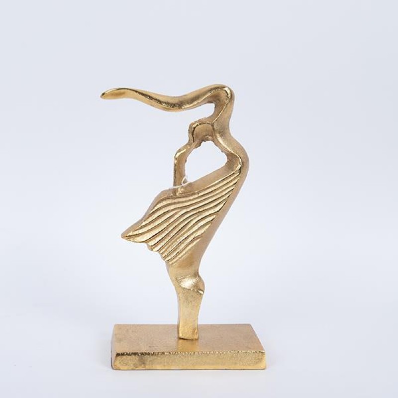 TABLE  DECORATION, SCULPTURE, METAL, GOLD, 18x9,5x32cm 752-28577