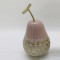 DECORATIVE PEAR, GOLD & PINK, 11x11x19.5cm 752-28598