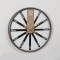 WALL CLOCK, METAL, BLACK, 60x6x60cm 753-10011