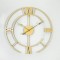 WALL CLOCK, METAL, GOLD, 60x4.5x60cm 753-10019