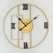 WALL CLOCK, METAL, BLACK-GOLD, 60x4x60cm 753-10036