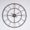 WALL CLOCK, METAL, ANTIQUE, BLACK-GOLD, 60x4.5x60cm 753-10045