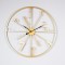 WALL CLOCK, METAL, ANTIQUE, GOLD, 60x4.5x60cm 753-10055