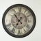 WALL CLOCK, PL, ANTIQUE, BROWN-BEIGE, 76x76x5.7cm 753-12012