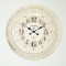 WALL CLOCK,  PL, BEIGE-WHITE-BLACK, 61x61x5.8cm 753-12016