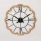 WALL CLOCK, WOODEN, NATURAL COLOR, 50x3x50cm 753-13011