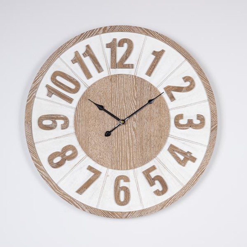 СТЕНЕН ЧАСОВНИК MDF АНТИКВЕН БЯЛ-НАТУРАЛЕН 60X4.5X60CM СТЕНЕН ЧАСОВНИК MDF АНТИКВЕН БЯЛ-НАТУРАЛЕН 60X4.5X60CM