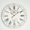 WALL CLOCK,  MDF,  ECRU-BLACK, 58.2x4.3x58.2 753-13029