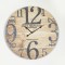 WALL CLOCK,  MDF, BLACK-NATURAL, 58.2x4.3x58.2 753-13032