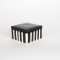 JAR, WITH TOP, CERAMIC, BLACK&WHITE,  10x10x4.5cm 754-10015