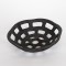 FRUIT BOWL, CERAMIC, BLACK, 26x26x3.5cm 754-11012