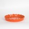 FRUIT BOWL,CERAMIC,ORANGE,26.5x26.5x4.5cm 754-11013