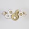 WALL DECOR, METALLIC, GOLD & SILVER, 134.6x57.8x6.4cm 755-10025