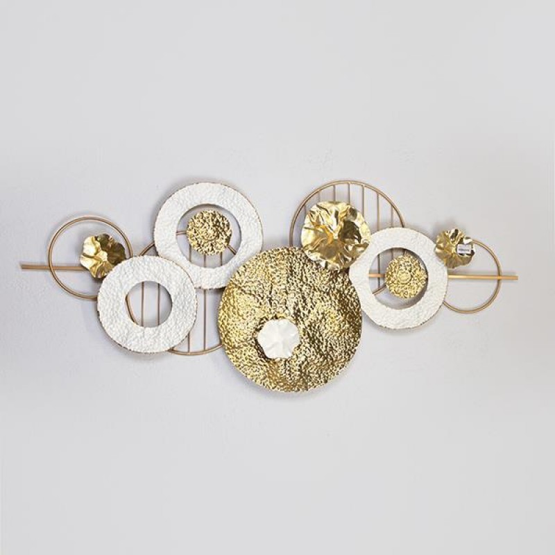 WALL DECOR, METALLIC, GOLD & SILVER, 134.6x57.8x6.4cm 755-10025