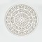 WALL DECOR, WHITE, 60X2CM 755-10051