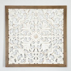 WALL DECOR, BROWN FRAME, 70X2X70CM 755-10052 WALL DECOR, BROWN FRAME, 70X2X70CM 755-10052