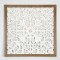 WALL DECOR, BROWN FRAME, 70X2X70CM 755-10052