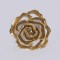 WALL DECOR, METALLIC, FLOWER, GOLD, 18.7x19.7x5.5cm 755-10057