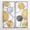WALL DECOR, BLACK , GOLD, SET 2PCS, 80x35.5x2cm 755-10069